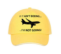 Thumbnail for If It Ain't Boeing, I am not Going Hats Pilot Eyes Store Yellow 