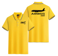 Thumbnail for Airbus A320 Printed Designed Stylish Polo T-Shirts (Double-Side)