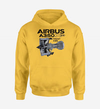 Thumbnail for Airbus A350 & Trent Wxb Engine Designed Hoodies