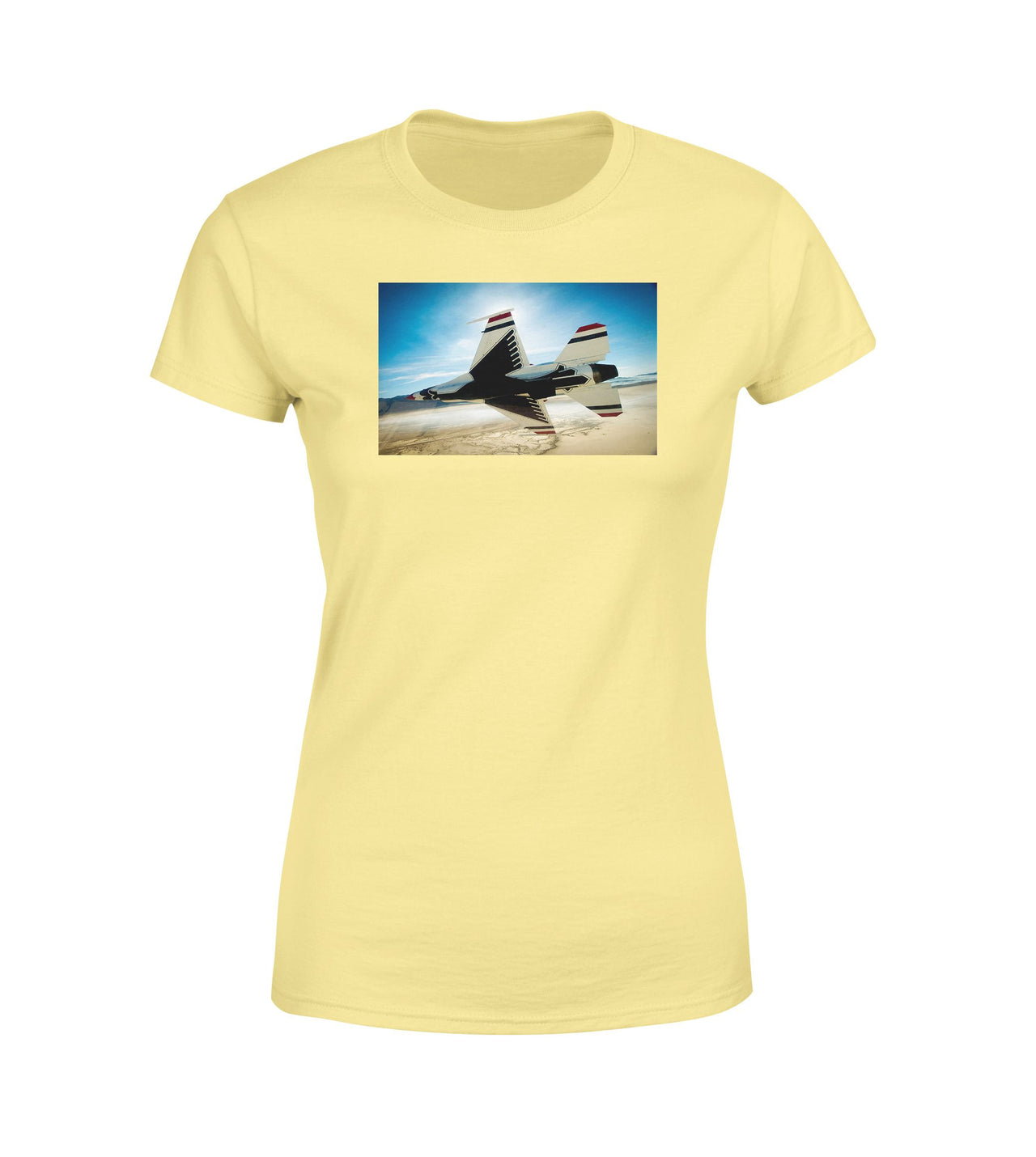 Turning Right Fighter Jet 16 Designed Women T-Shirts