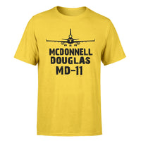 Thumbnail for McDonnell Douglas MD-11 & Plane Designed T-Shirts