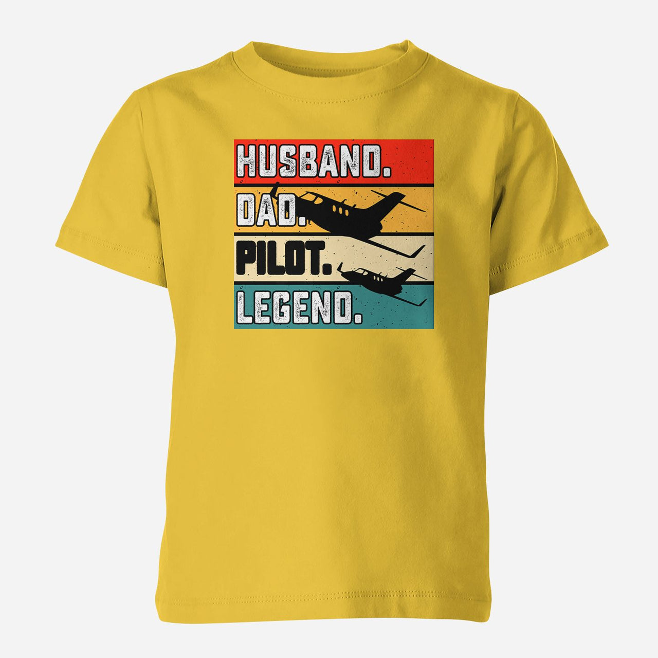 Husband & Dad & Pilot & Legend Designed Children T-Shirts