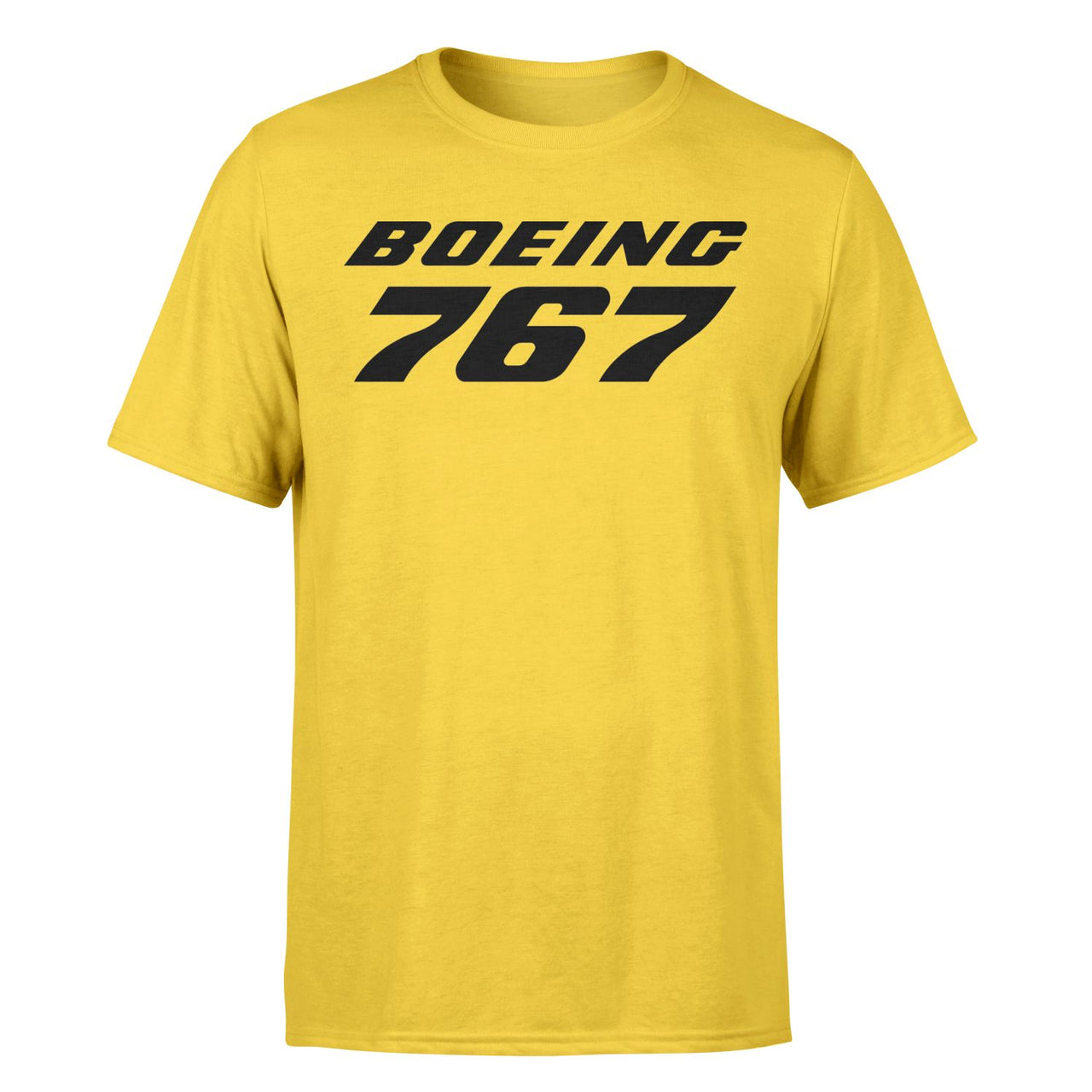 Boeing 767 & Text Designed T-Shirts