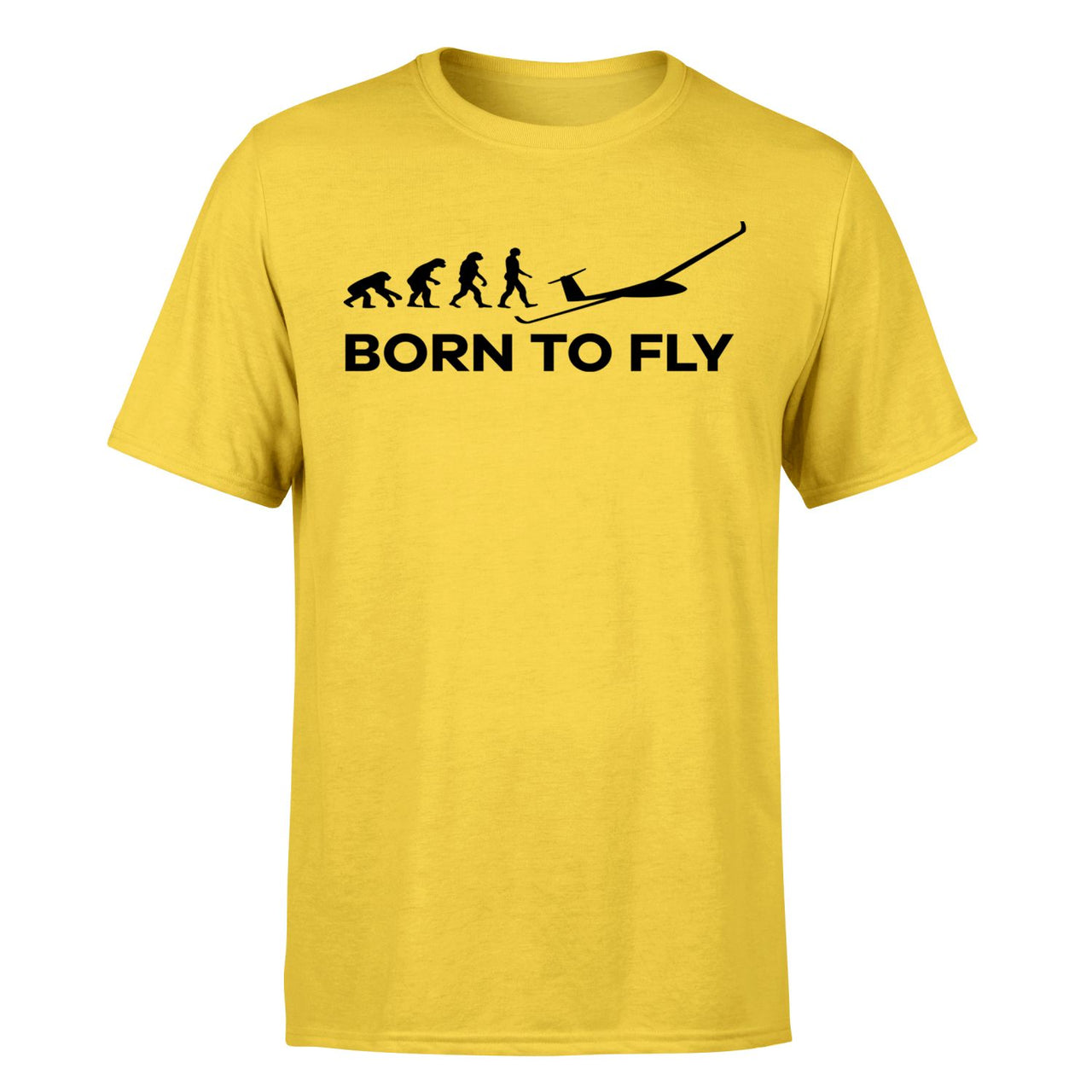 Born To Fly Glider Designed T-Shirts