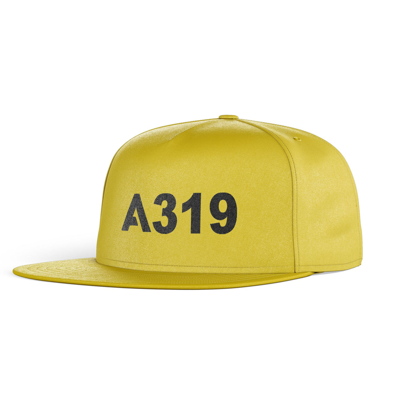 A319 Flat Text Designed Snapback Caps & Hats