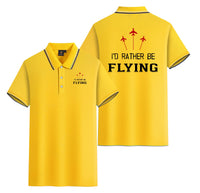 Thumbnail for I'D Rather Be Flying Designed Stylish Polo T-Shirts (Double-Side)