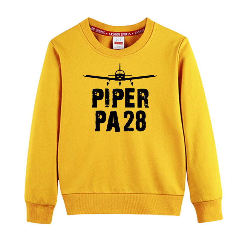 Piper PA28 & Plane Designed "CHILDREN" Sweatshirts