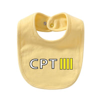 Thumbnail for CPT & 4 Lines Designed Baby Saliva & Feeding Towels