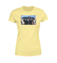 Thumbnail for Cessna 172 Cockpit Designed Women T-Shirts