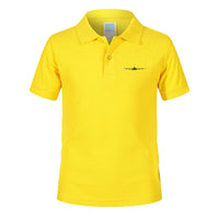Thumbnail for Boeing 707 Silhouette Designed Children Polo T-Shirts