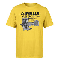 Thumbnail for Airbus A350 & Trent Wxb Engine Designed T-Shirts