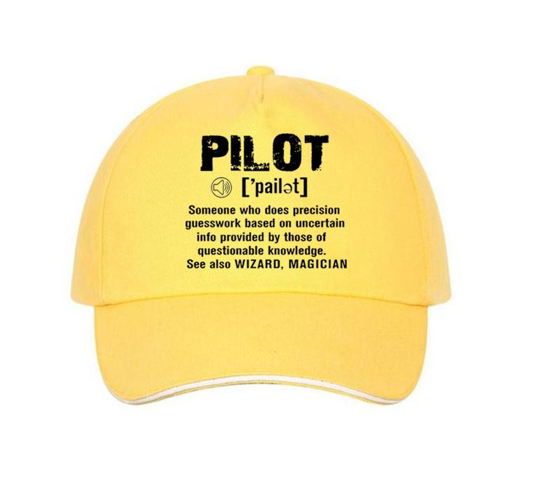 Pilot [Noun] Designed Hats Pilot Eyes Store Yellow 