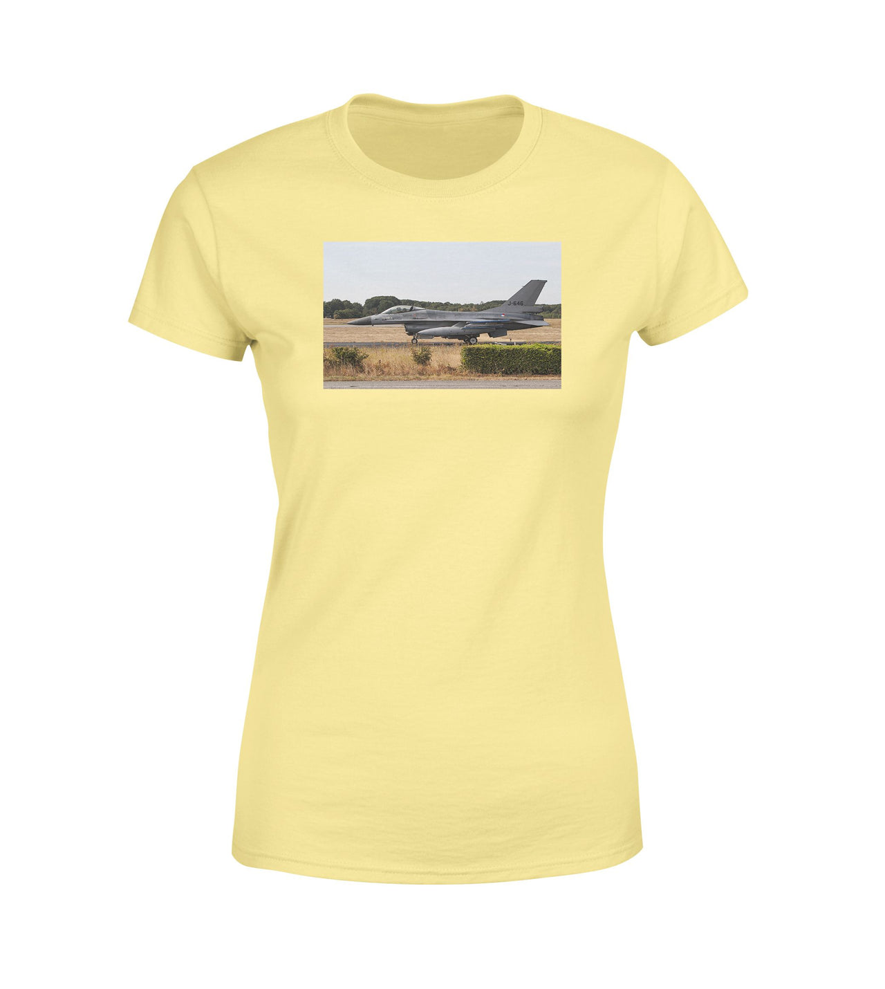 Fighter Jet 16 From Side Designed Women T-Shirts