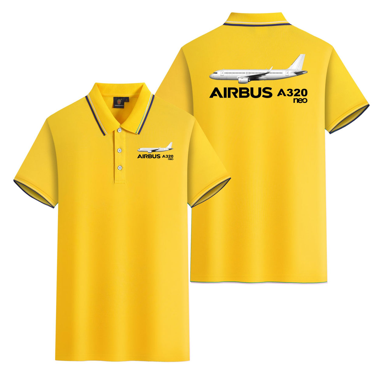 The Airbus A320Neo Designed Stylish Polo T-Shirts (Double-Side)