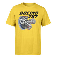 Thumbnail for Boeing 737+Text & CFM LEAP-1 Engine Designed T-Shirts