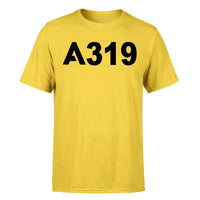Thumbnail for A319 Flat Text Designed T-Shirts