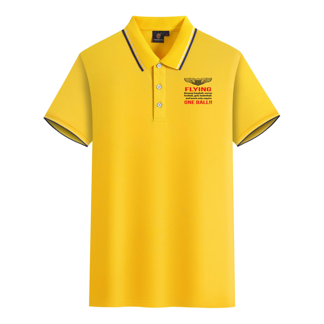 Flying One Ball Designed Stylish Polo T-Shirts
