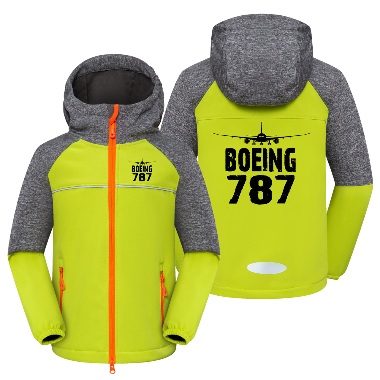 Boeing 787 & Plane Designed Children Polar Style Jackets