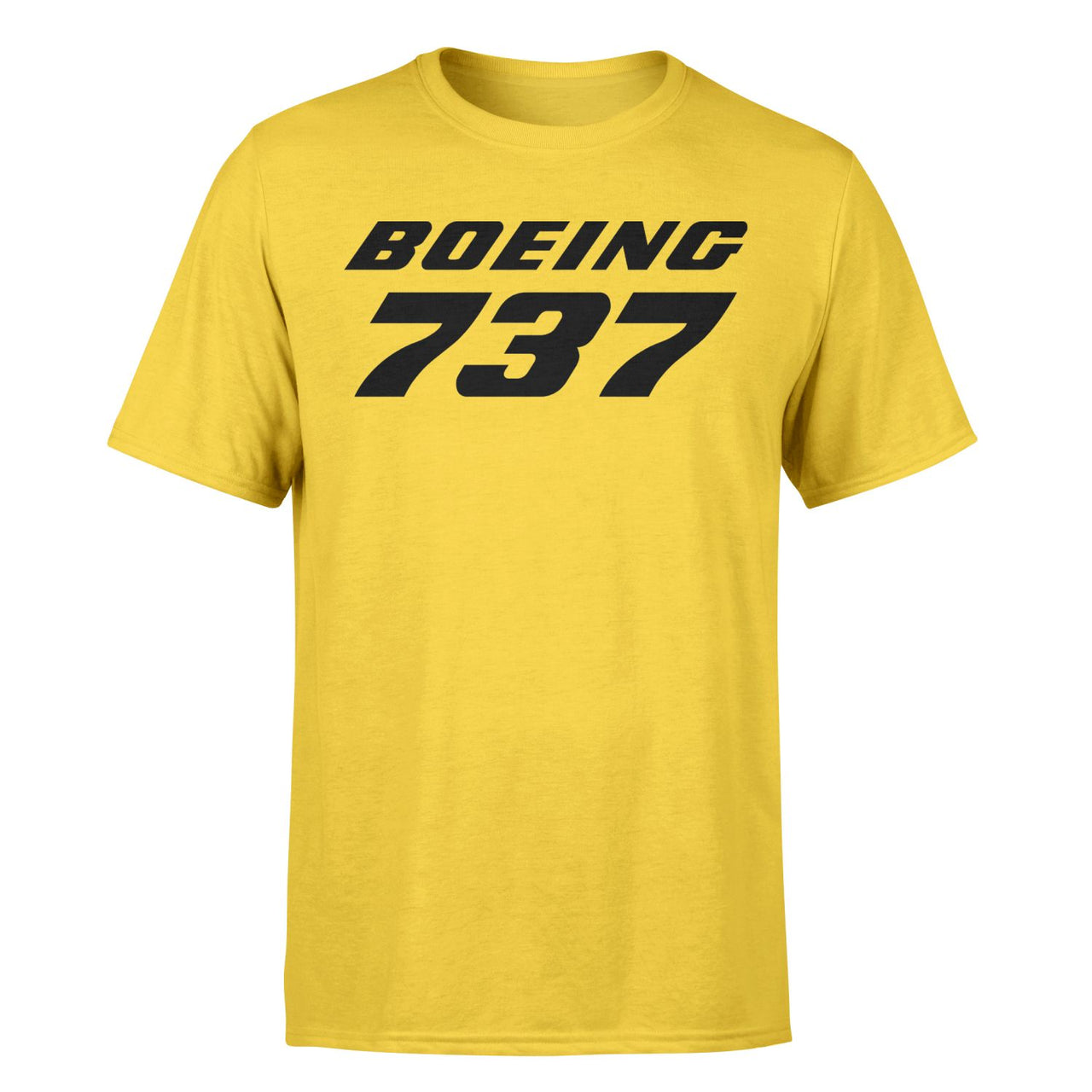 Boeing 737 & Text Designed T-Shirts