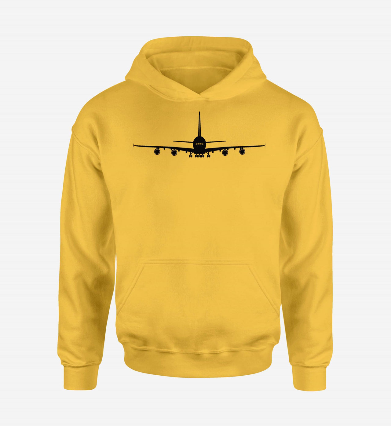 Airbus A380 Silhouette Designed Hoodies