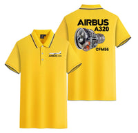 Thumbnail for Airbus A320 & CFM56 Engine Designed Stylish Polo T-Shirts (Double-Side)