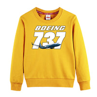 Thumbnail for Super Boeing 737+Text Designed 