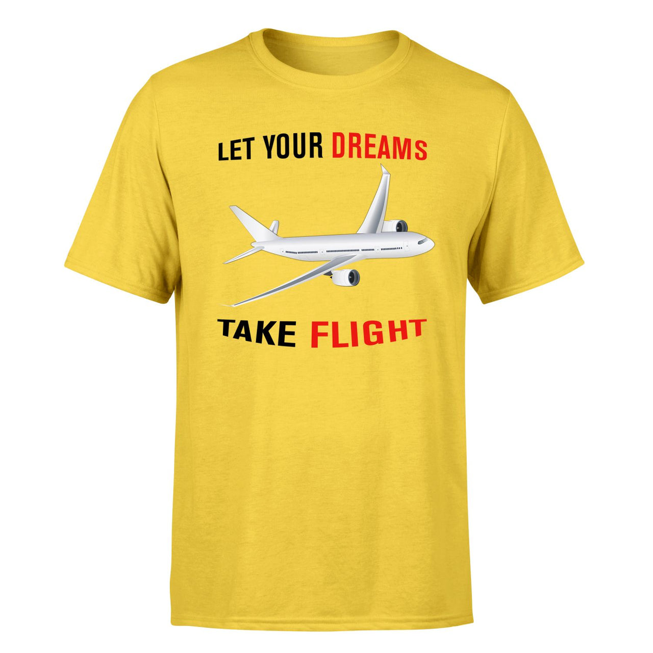 Let Your Dreams Take Flight Designed T-Shirts