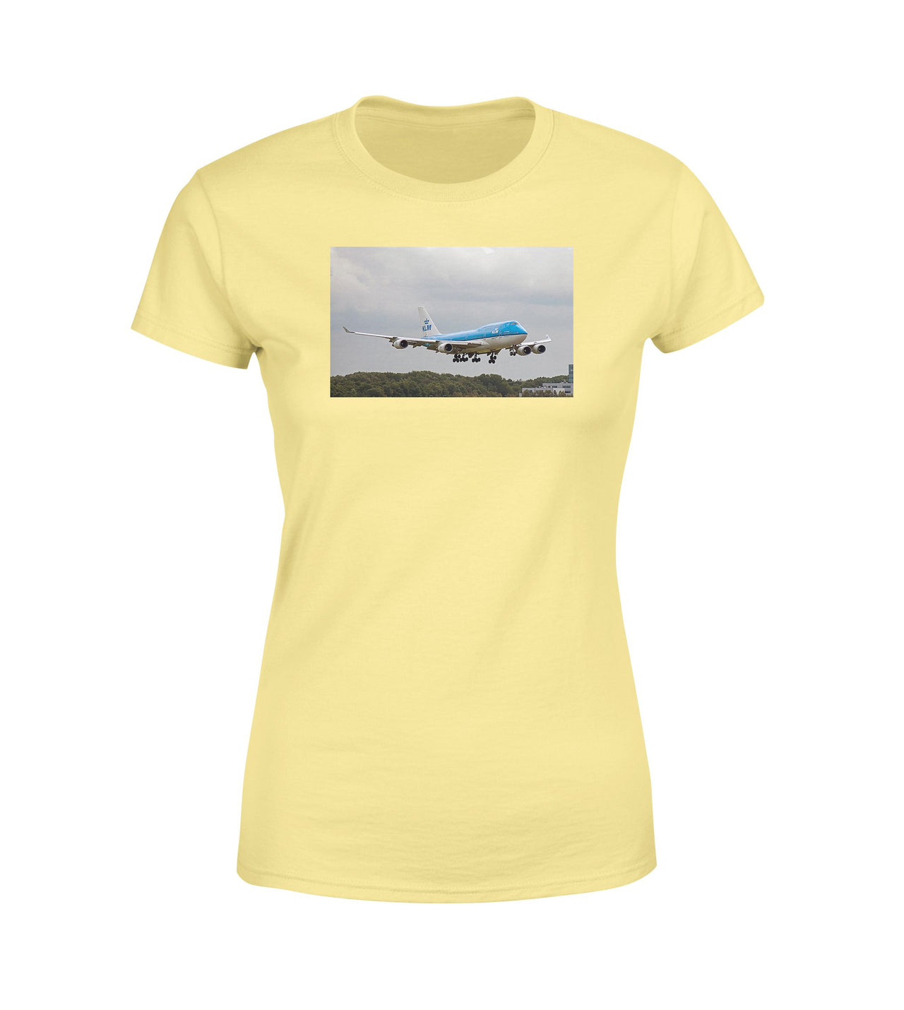 Landing KLM's Boeing 747 Designed Women T-Shirts