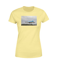 Thumbnail for Landing KLM's Boeing 747 Designed Women T-Shirts