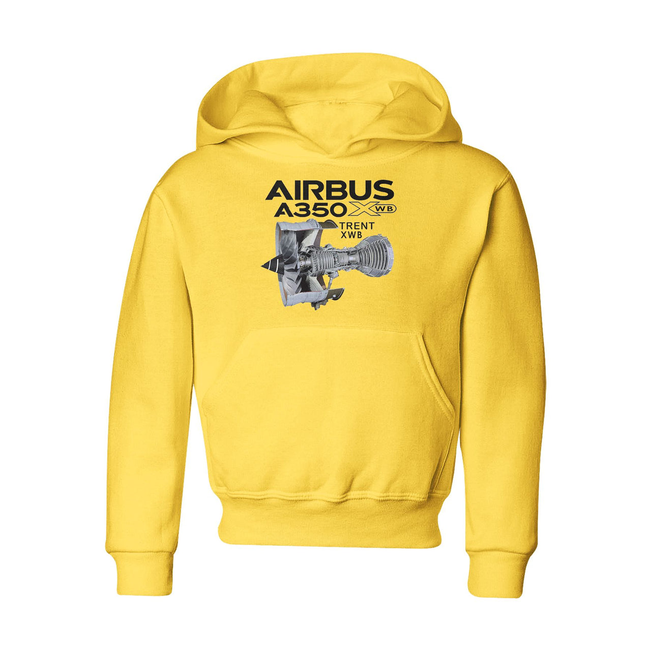 Airbus A350 & Trent Wxb Engine Designed "CHILDREN" Hoodies