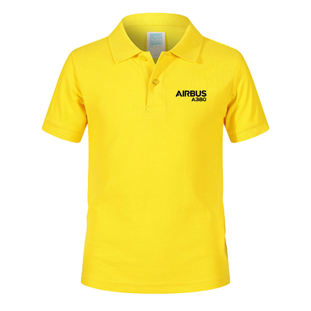 Airbus A380 & Text Designed Children Polo T-Shirts