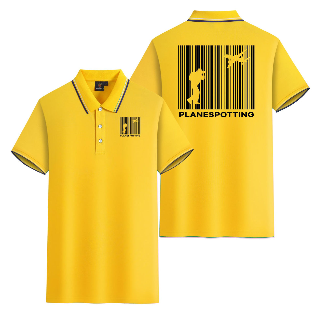 Planespotting Designed Stylish Polo T-Shirts (Double-Side)