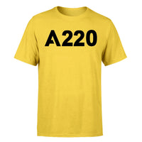 Thumbnail for A220 Flat Text Designed T-Shirts