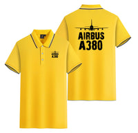 Thumbnail for Airbus A380 & Plane Designed Stylish Polo T-Shirts (Double-Side)