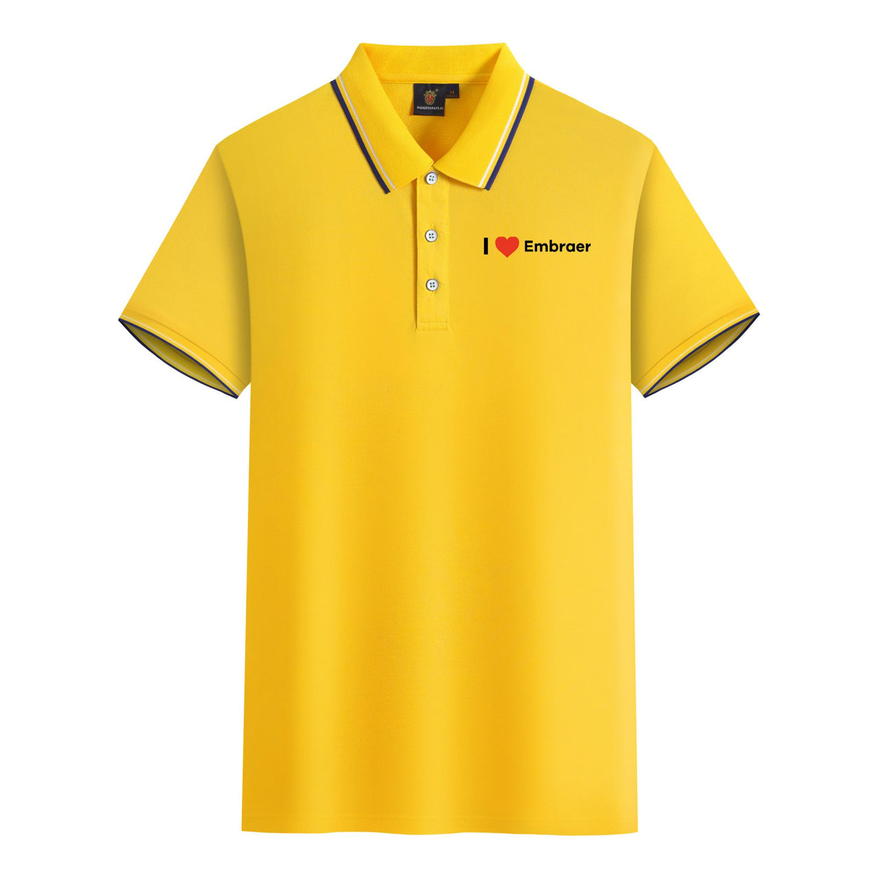 I Love Embraer Designed Stylish Polo T-Shirts