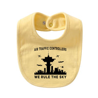 Thumbnail for Air Traffic Controllers - We Rule The Sky Designed Baby Saliva & Feeding Towels