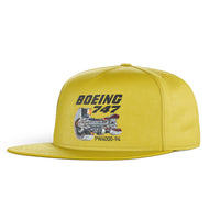 Thumbnail for Boeing 747 & PW4000-94 Engine Designed Snapback Caps & Hats
