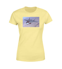 Thumbnail for Fighter Jet 35 Captured in the Air Designed Women T-Shirts