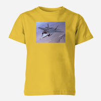 Thumbnail for Fighter Jet 35 Captured in the Air Designed Children T-Shirts