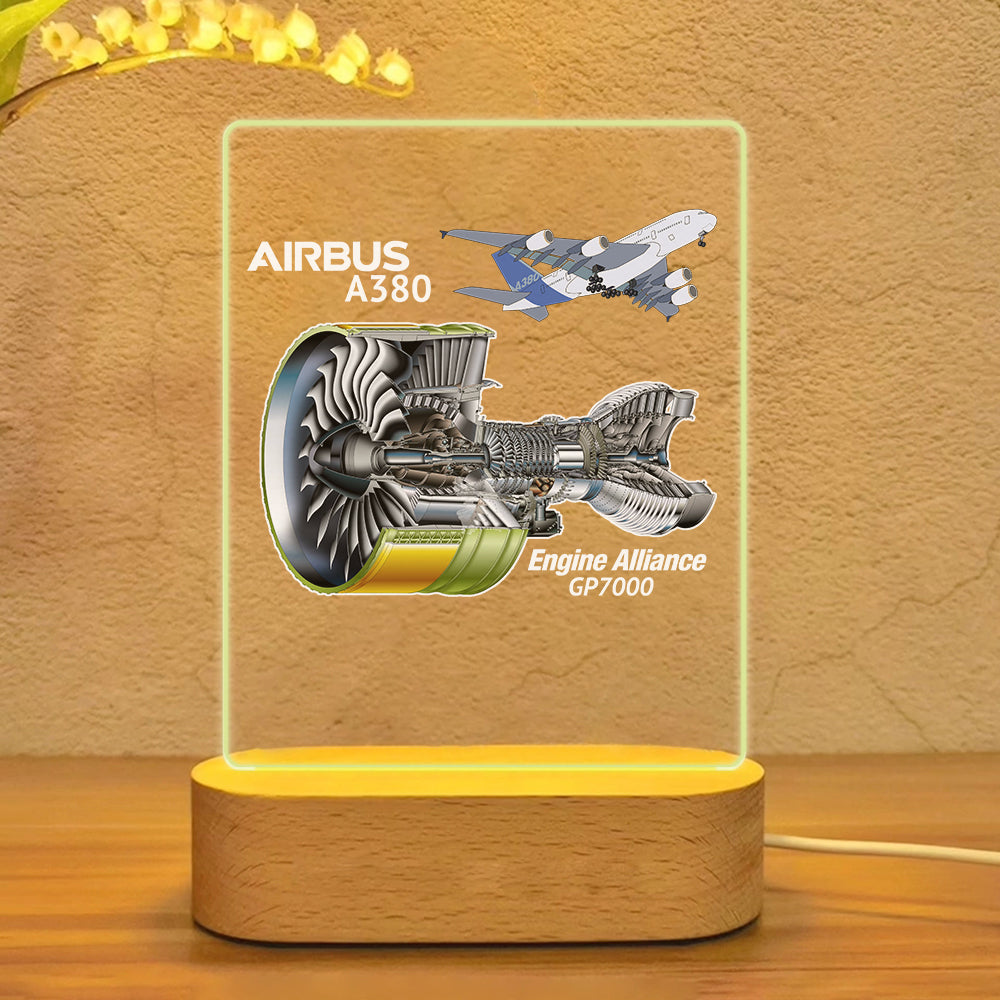 Airbus A380 & GP7000 Engine Designed Night Lamp