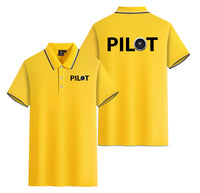 Thumbnail for Pilot & Jet Engine Designed Stylish Polo T-Shirts (Double-Side)