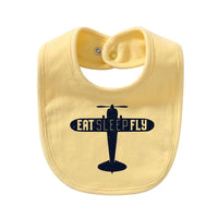 Thumbnail for Eat Sleep Fly & Propeller Designed Baby Saliva & Feeding Towels