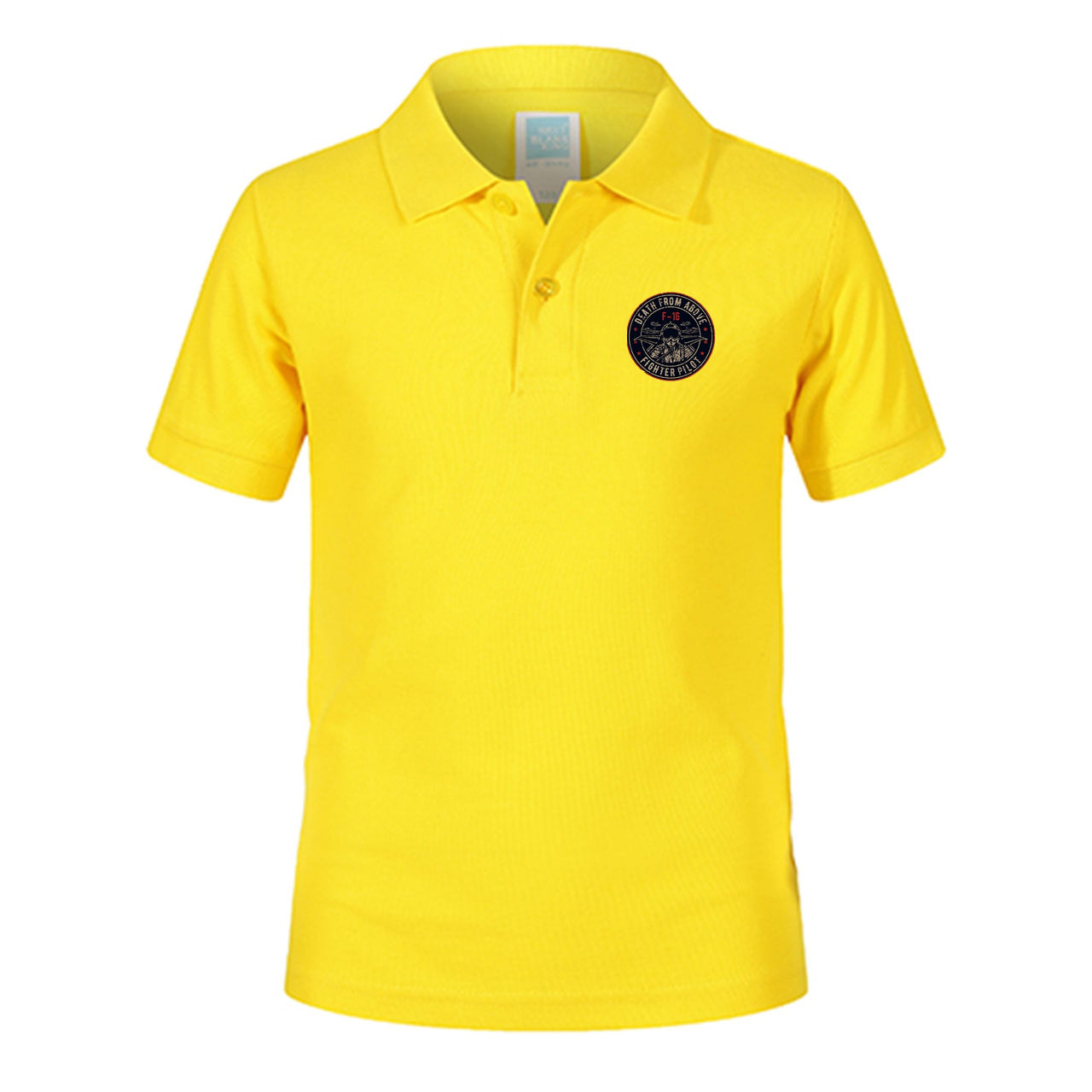 Fighter Jet 16 - Death From Above Designed Children Polo T-Shirts