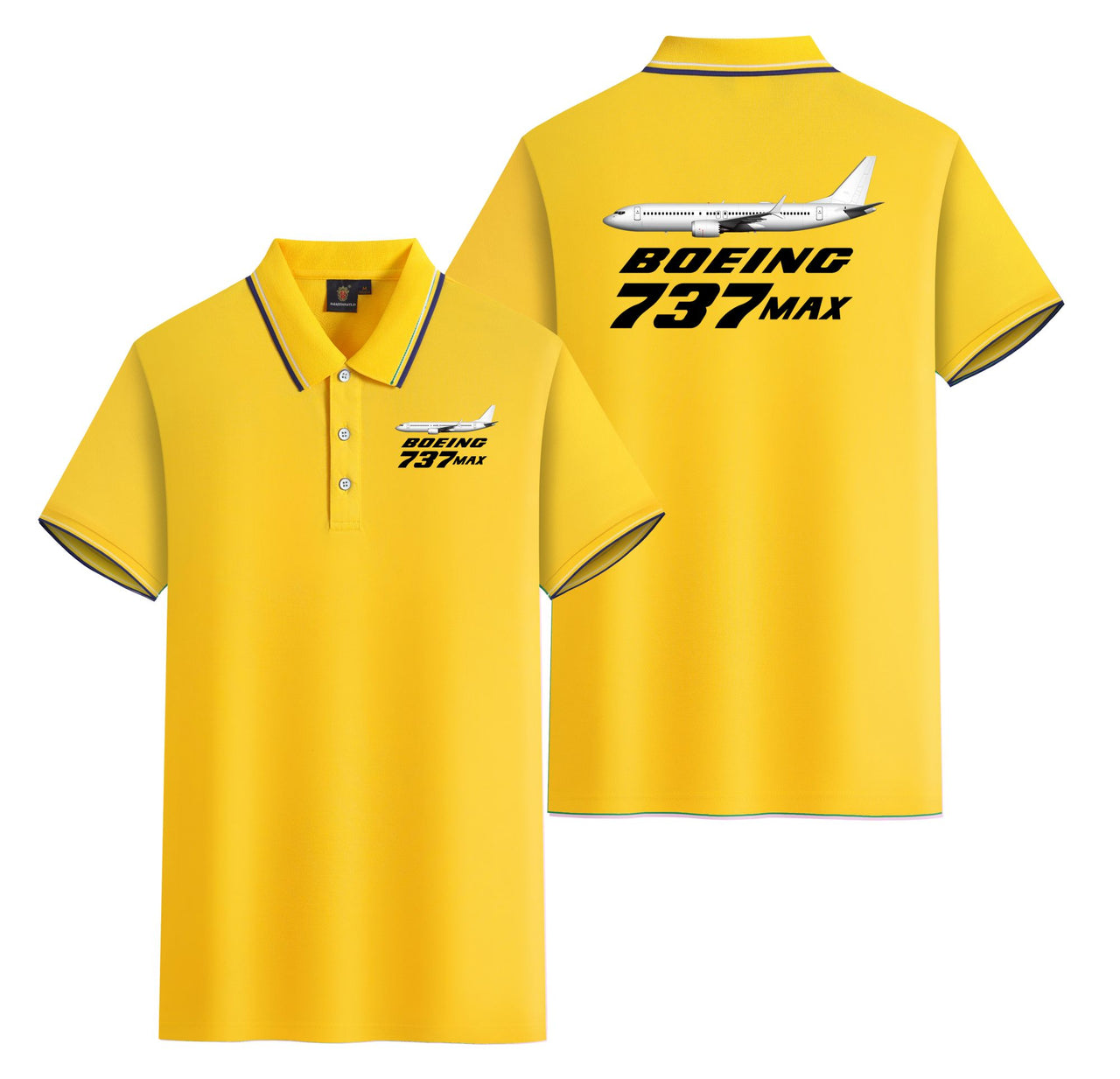 The Boeing 737Max Designed Stylish Polo T-Shirts (Double-Side)