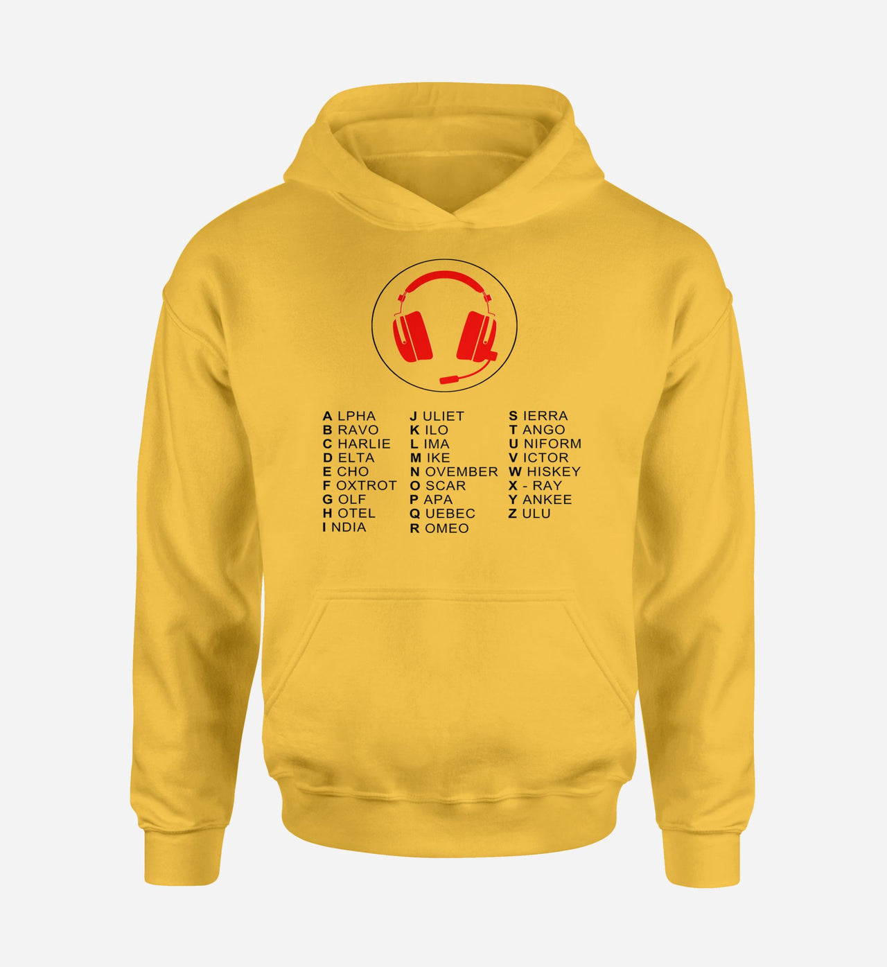 Aviation Alphabet 3 Designed Hoodies