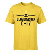 Thumbnail for GlobeMaster C-17 & Plane Designed T-Shirts