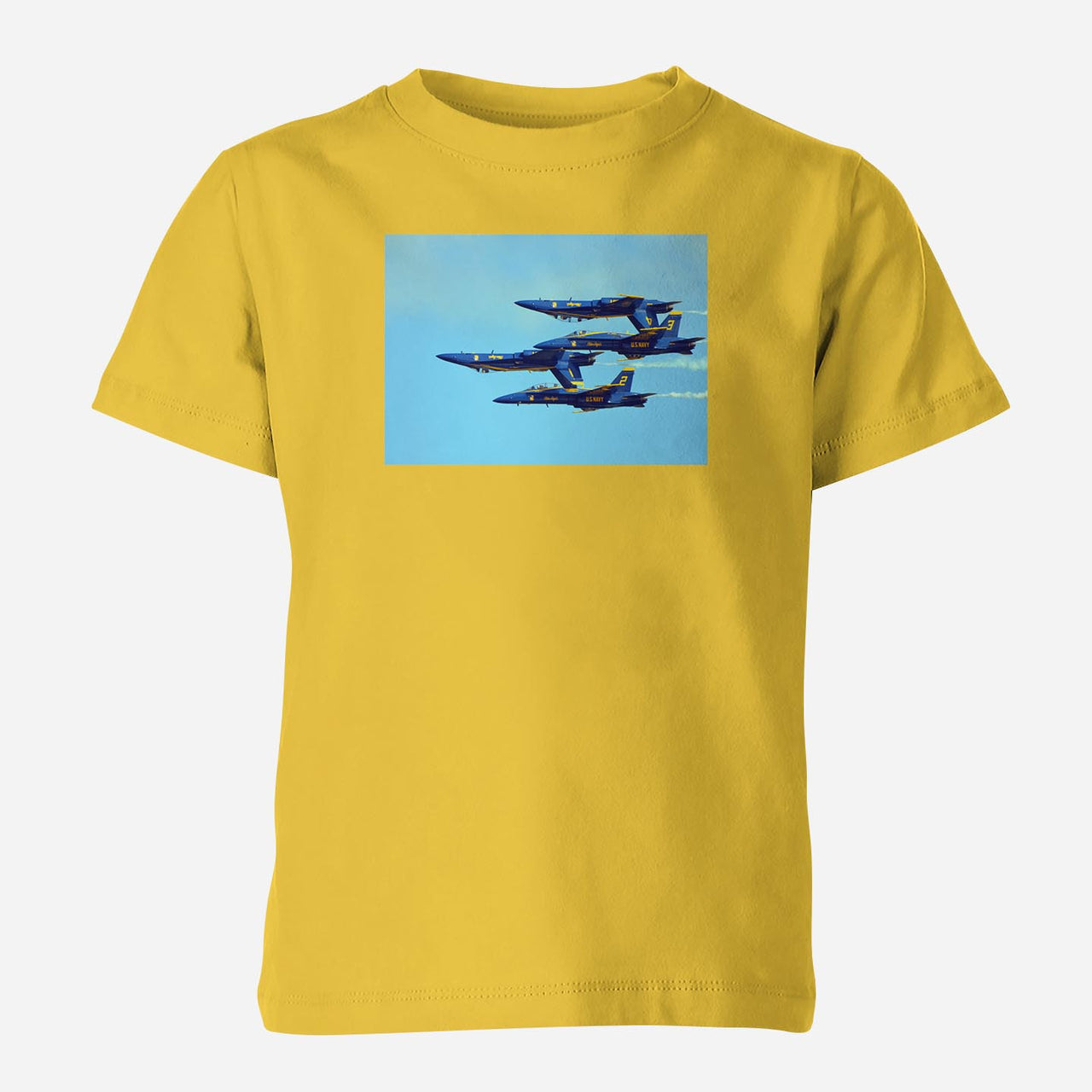 US Navy Blue Angels Designed Children T-Shirts