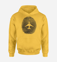 Thumbnail for Aviation Finger Print Designed Hoodies