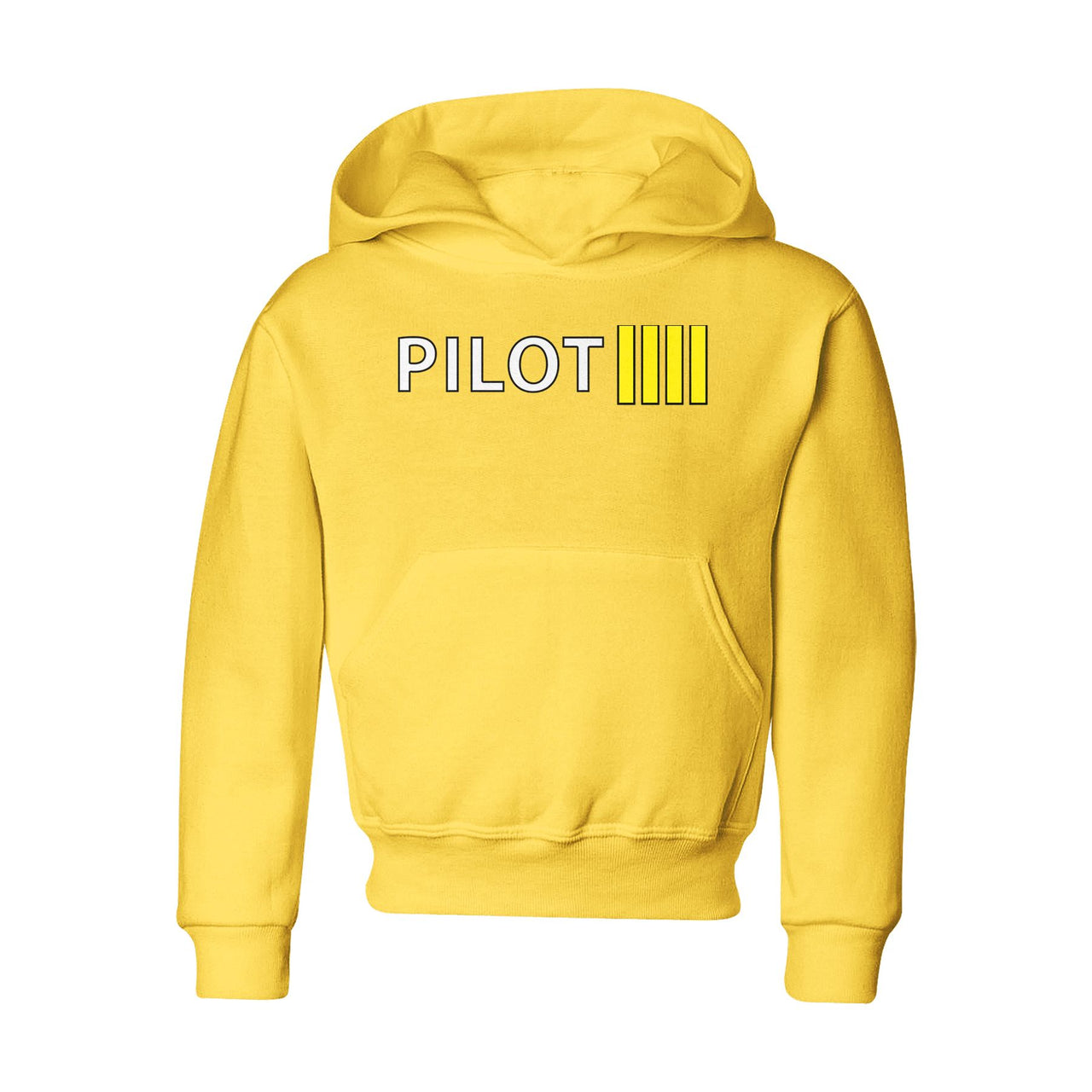 Pilot & Stripes (4 Lines) Designed "CHILDREN" Hoodies