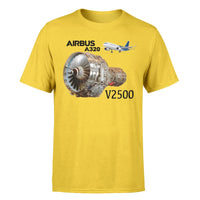 Thumbnail for Airbus A320 & V2500 Engine Designed T-Shirts